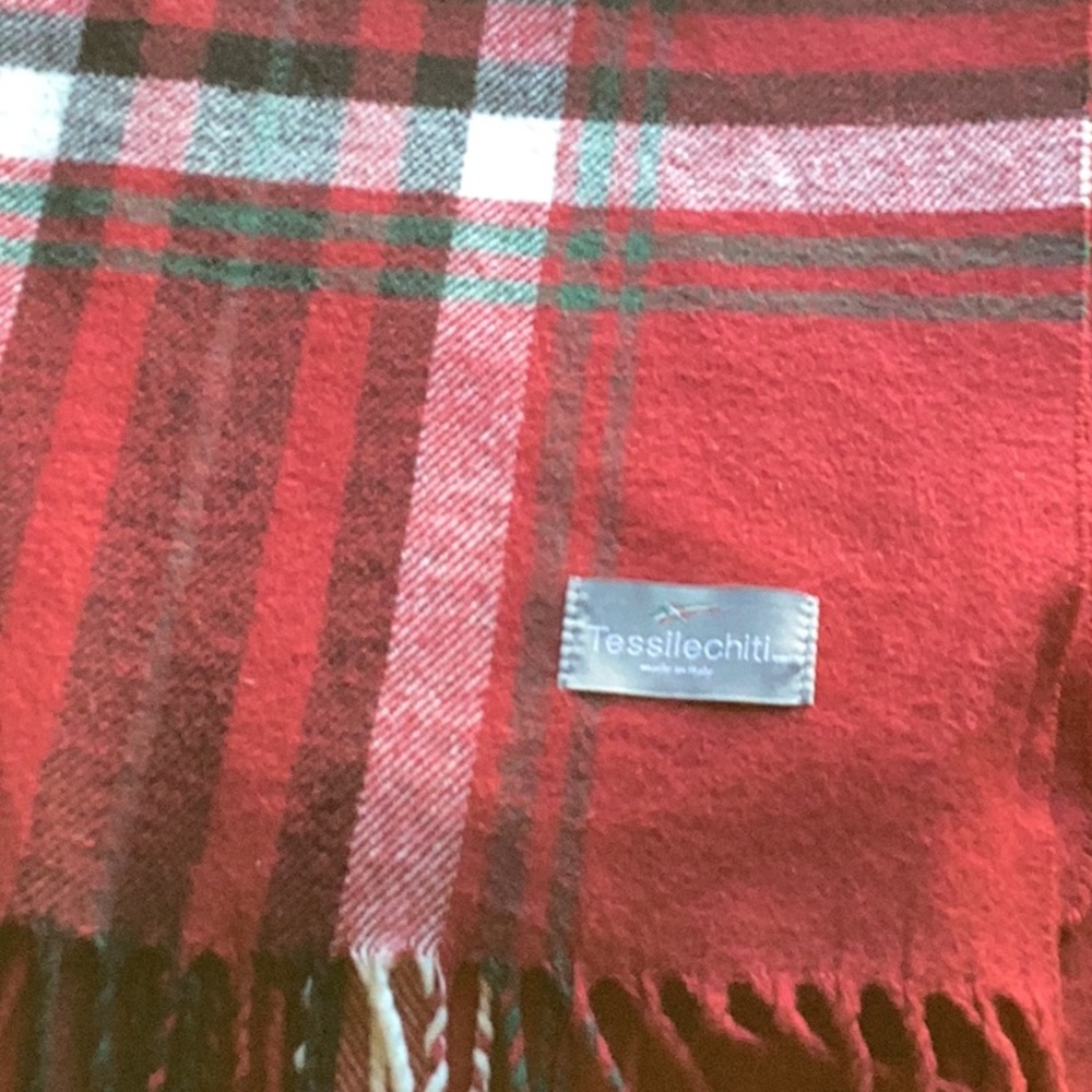Tessilechiti italian Christmas throw blanket